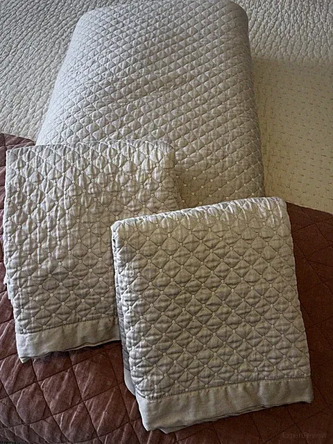 Charter Club Damask Quilted Coverlet & Shams 3pc Set King