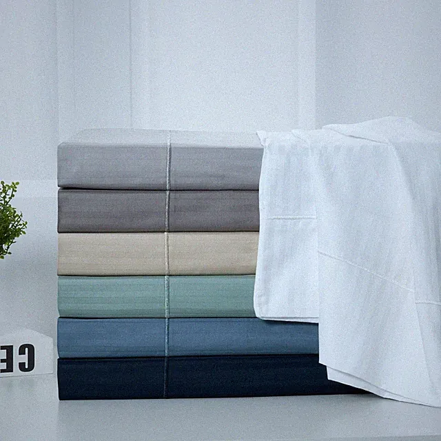 Kathy Ireland 500 Thread Count Damask Stripe Sheet Set with Optifit