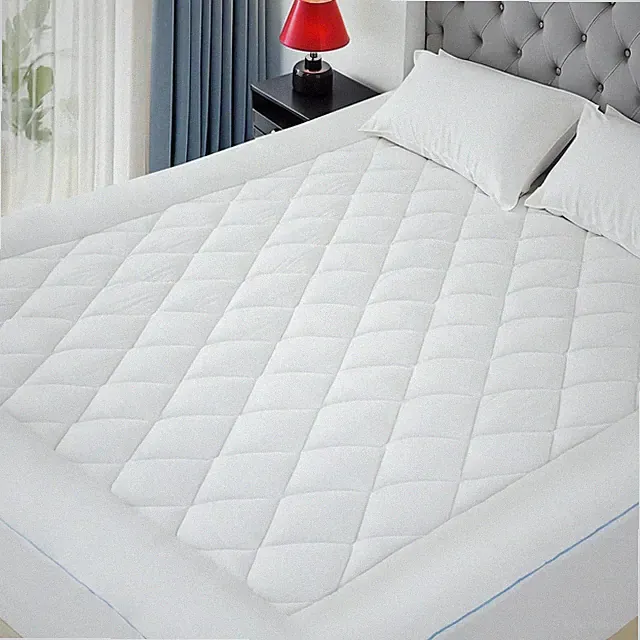 King Mattress Pad Cotton Mattress Pad Cover Quilted Mattress Cover 18-22" Deep P