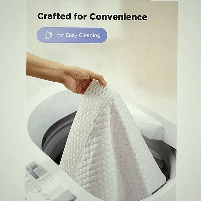 Queen Mattress Topper with Washable Cover