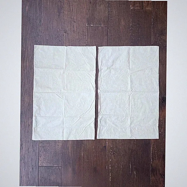 Ralph Lauren Ivory Damask Pillowcases | Set of 2 | 100% Cotton