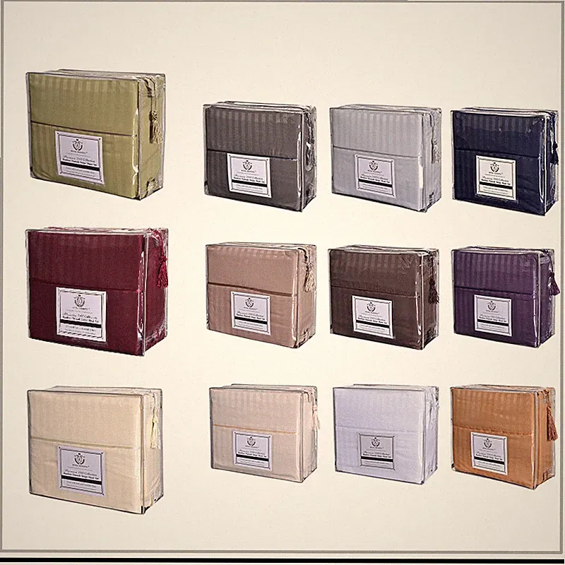 ROYAL BEDDING 2500 DAMASK STRIPE COLLECTION SHEET SET FREE SHIPPING!!!