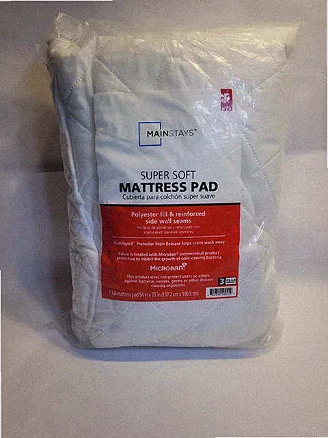 Super Soft Quilted Mattress Pad, Full 54 in x 75 in