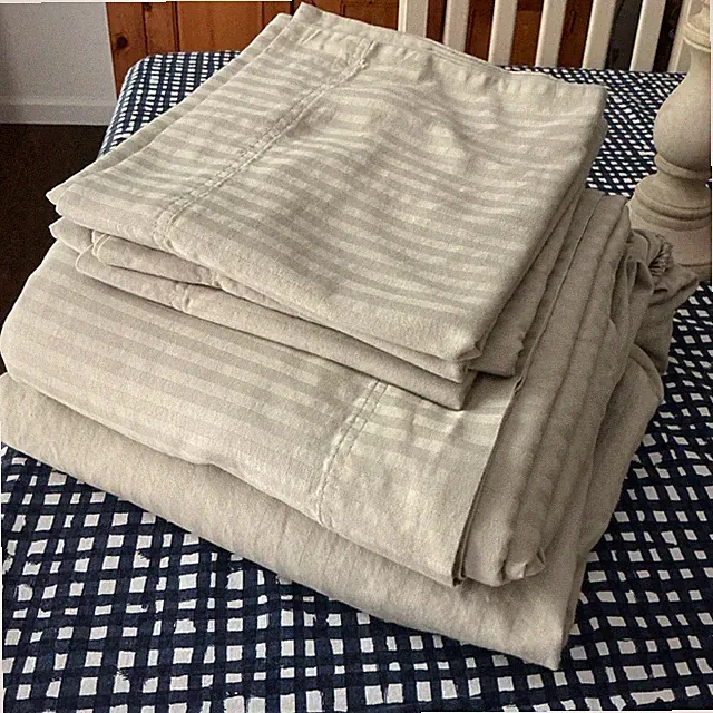 Threshold 400 Thread King Cotton Damask 6PC Sheet Set Sophisticated Sage